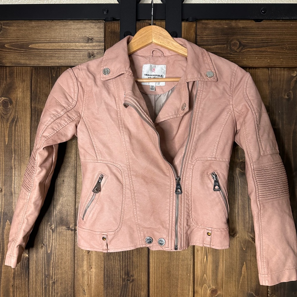 Urban Republic Blush Leather Jacket